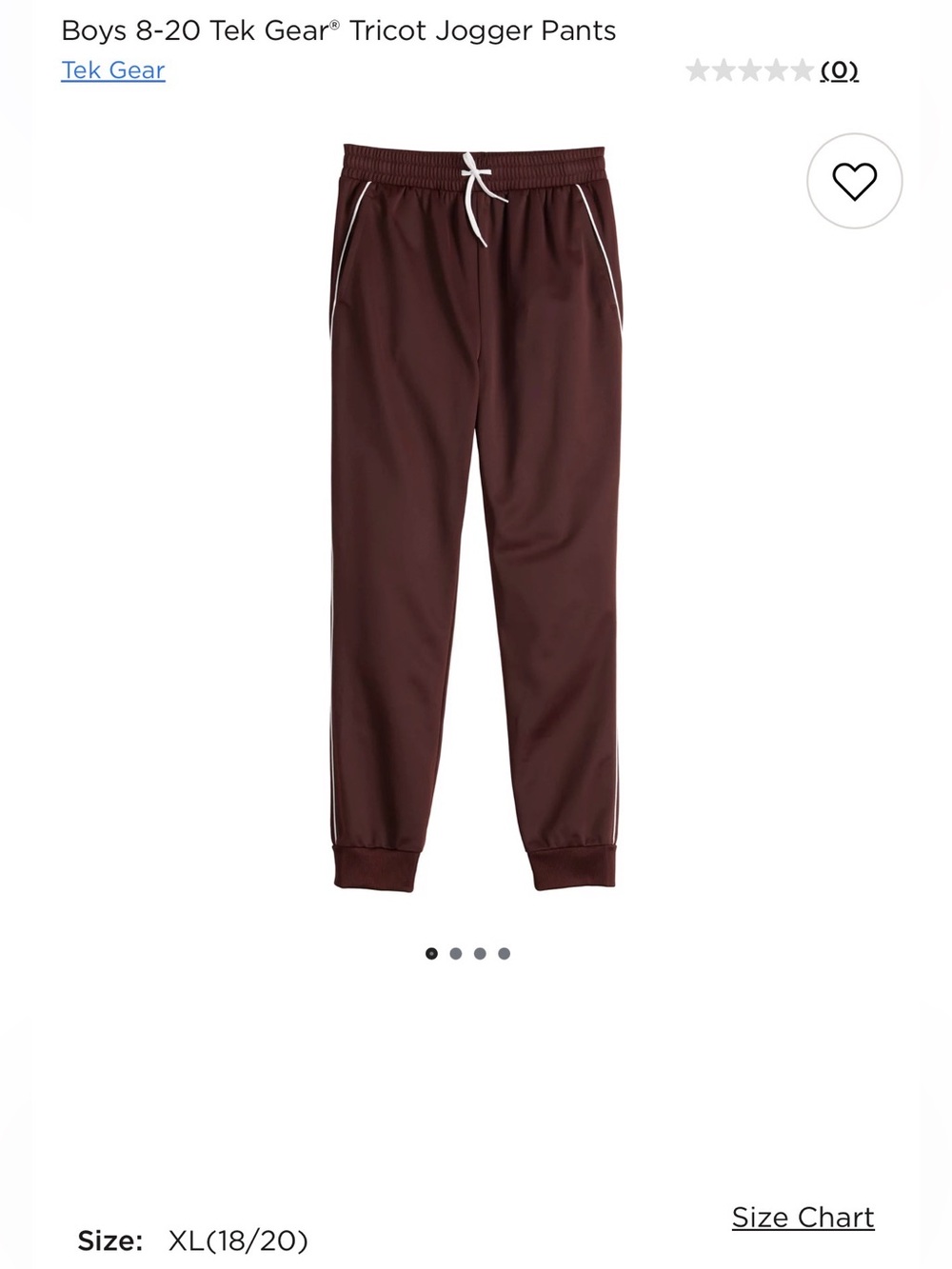 Boys 18-20 Tek Gear Jogger Pants